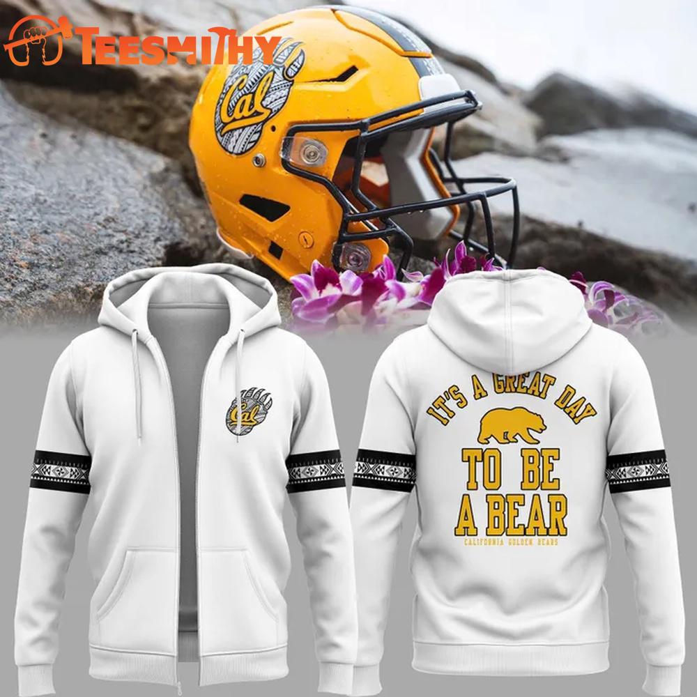California Golden Bears 2026 Football From the Bay to the Islands White Zipper Hooodie