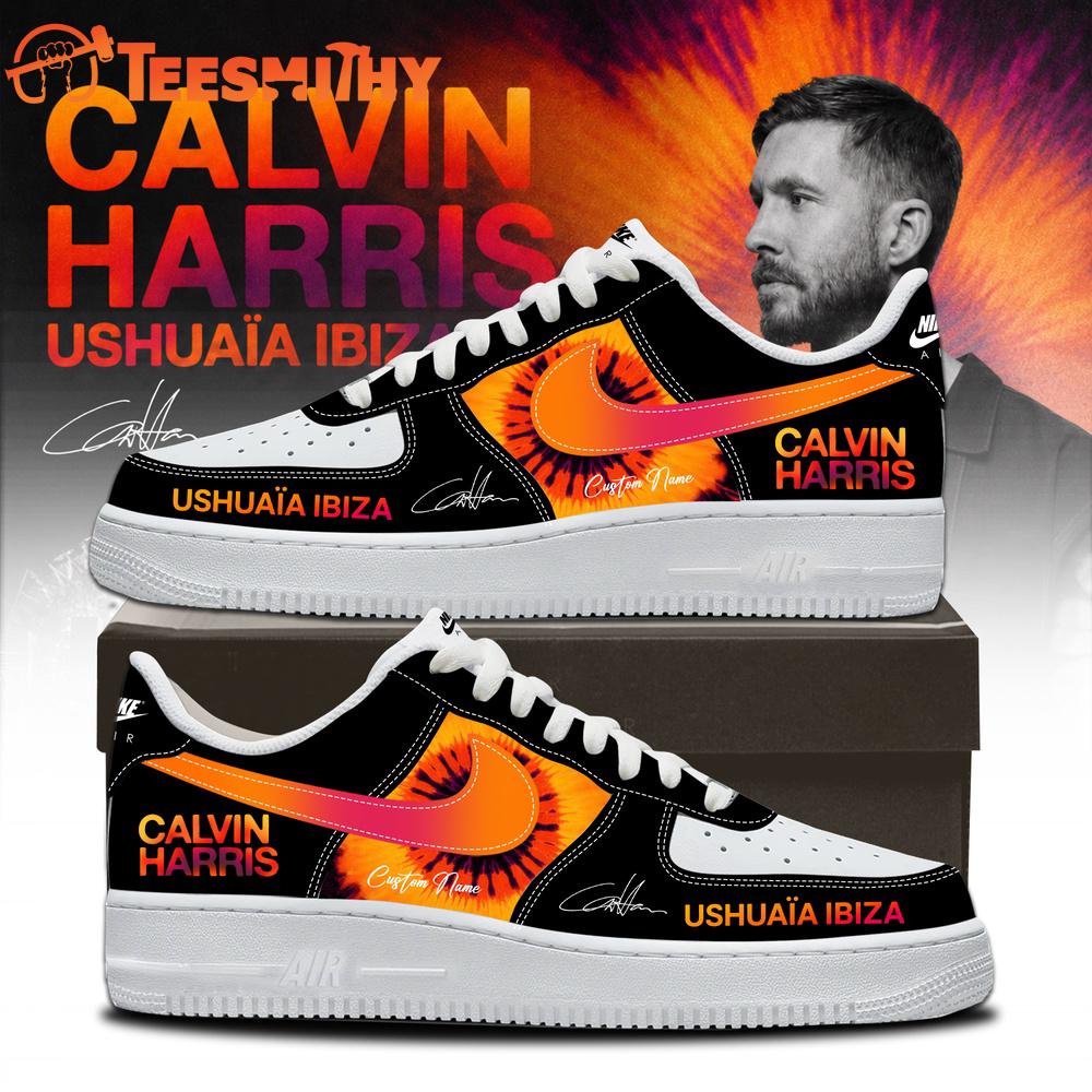 Calvin Harris Ushuaia Ibiza 2026 Signature Black Air Force 1 Shoes