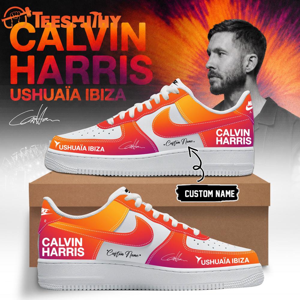 Calvin Harris Ushuaia Ibiza 2026 Signature Limited Edition Air Force 1 Sneaker Shoes