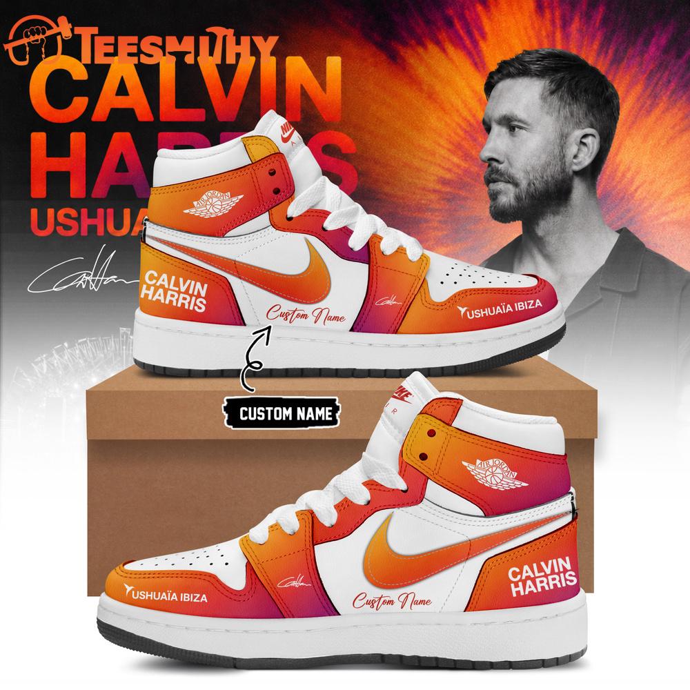 Calvin Harris Ushuaia Ibiza 2026 Signature Limited Edition Air Jordan 1 Hightop Shoes