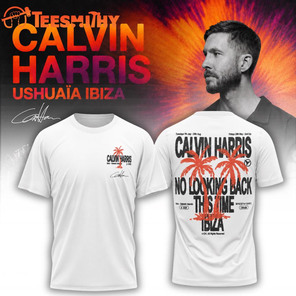 Calvin Harris Ushuaia Ibiza 2026 Signature Limited Edition T Shirt
