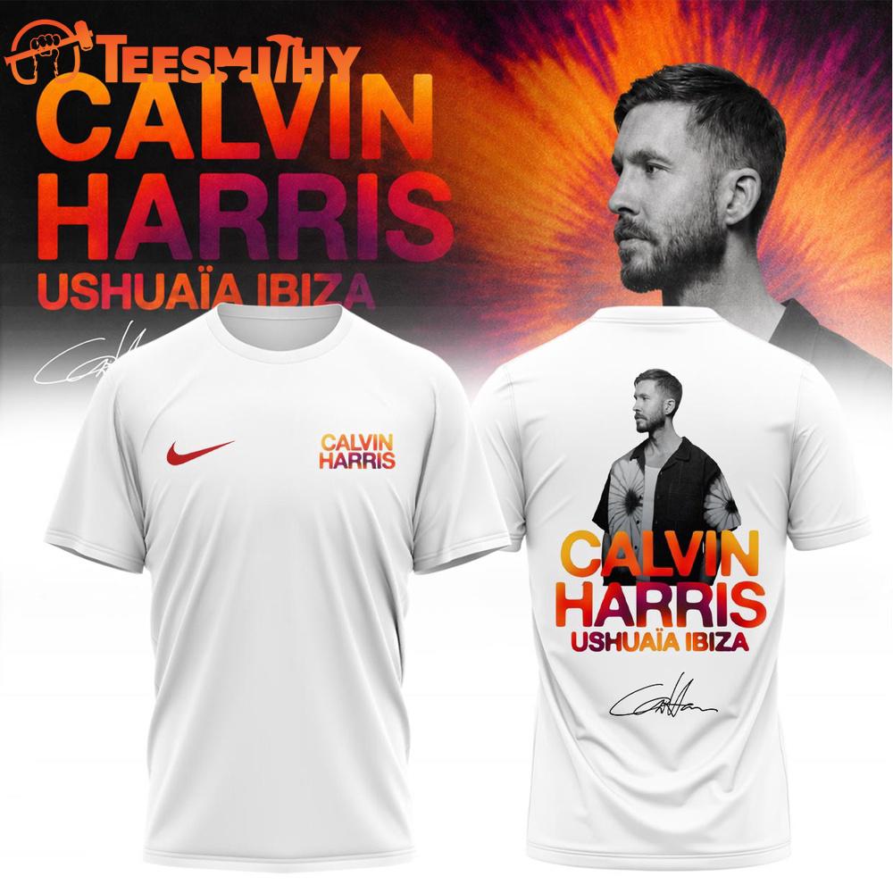 Calvin Harris Ushuaia Ibiza 2026 Signature New Design T Shirt