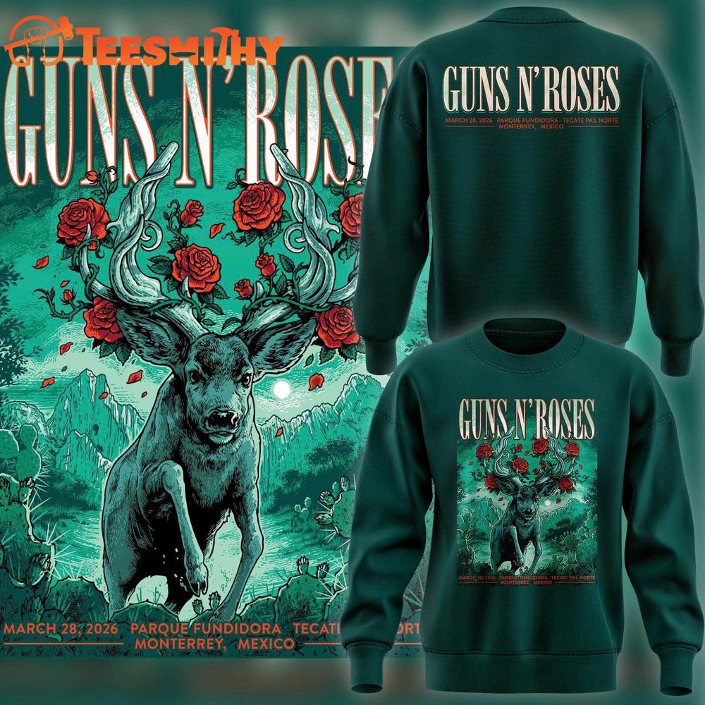 Camiseta Exclusiva De La Gira Guns N’ Roses En Tecate Pa’l Norte 2026 Sweatshirt