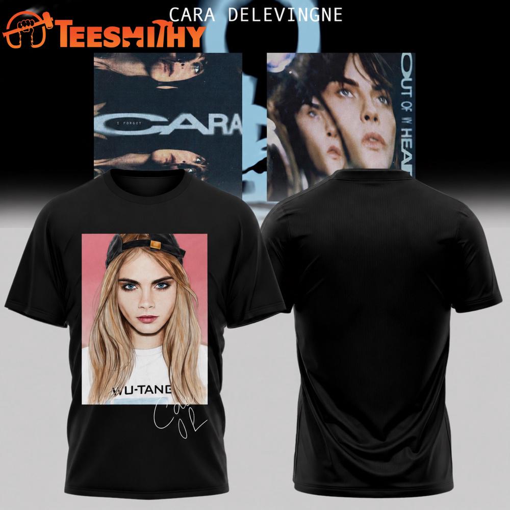 Cara Delevingne Live Tour 2026 Signature Graphic 3D Shirt