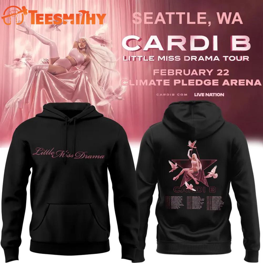 Cardi B 2026 Little Miss Dramma Tour Hoodie