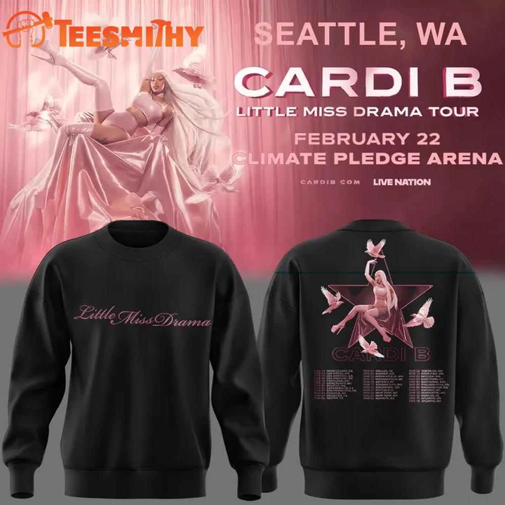 Cardi B 2026 Little Miss Dramma Tour Sweatshirt
