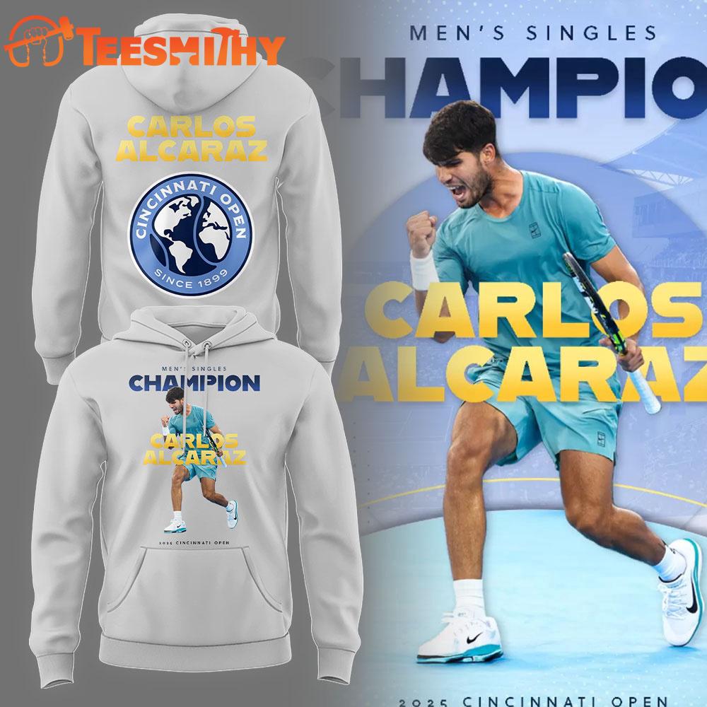 Carlos Alcaraz Tennis Champion Cincinnati Open Limited Edition Hoodie