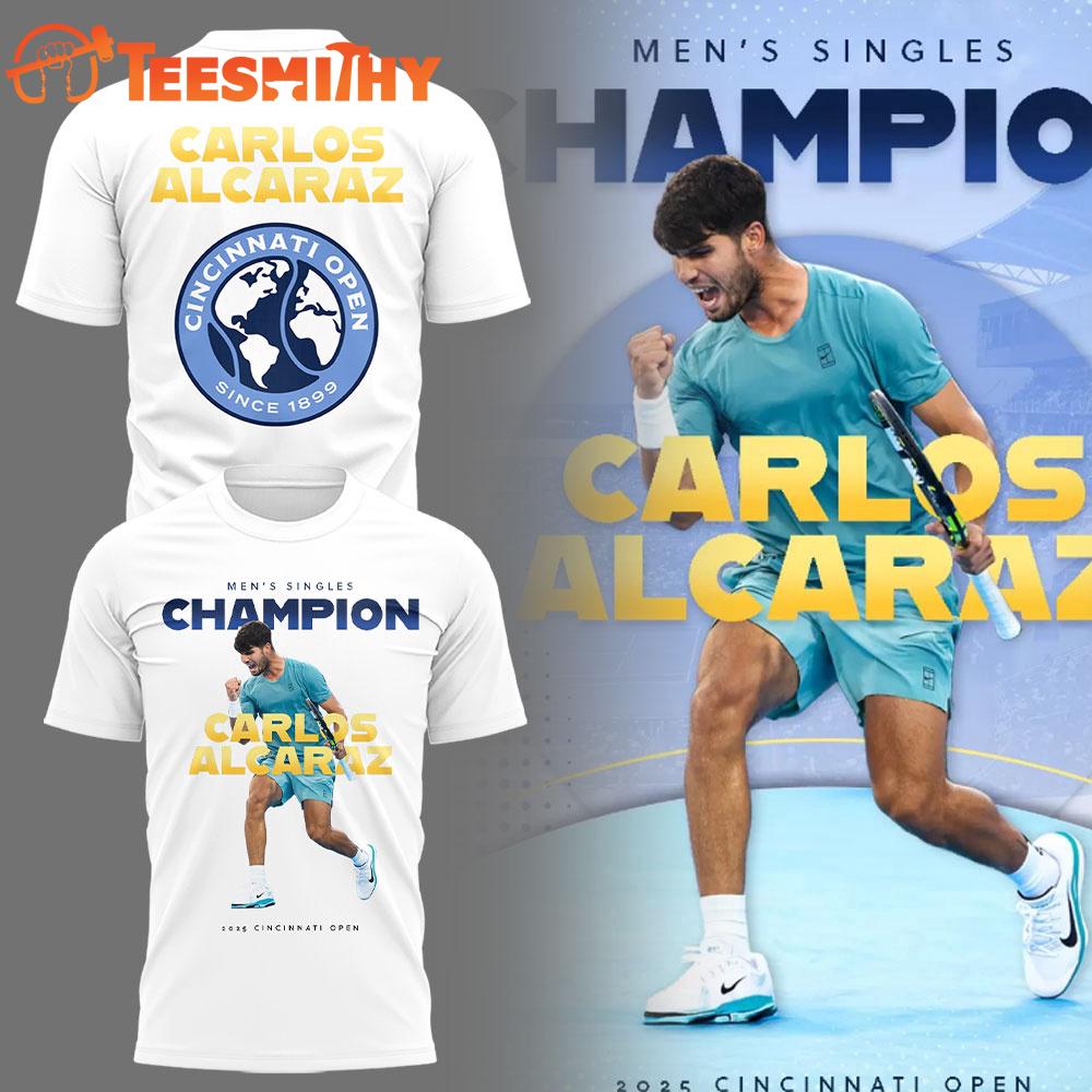 Carlos Alcaraz Tennis Champion Cincinnati Open Limited Edition T Shirt