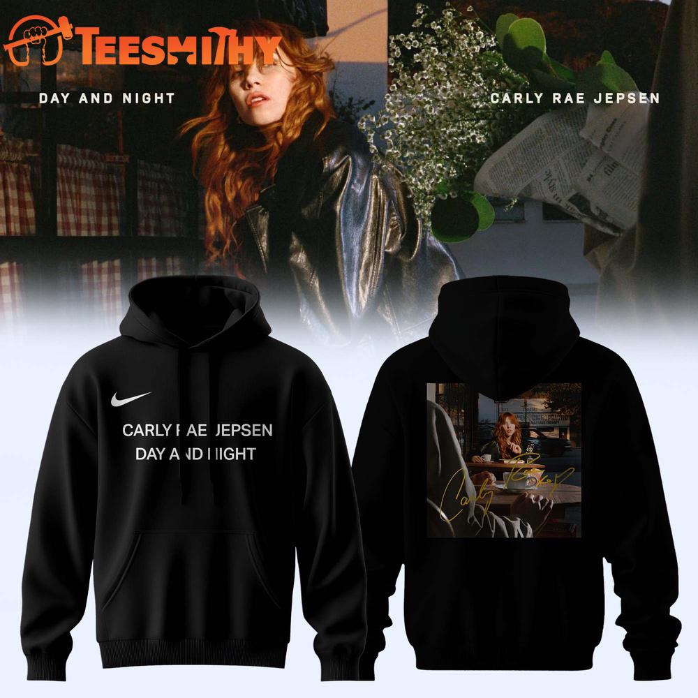 Carly Rae Jepsen Album Day and Night Limited Edition Signature Black Hoodie