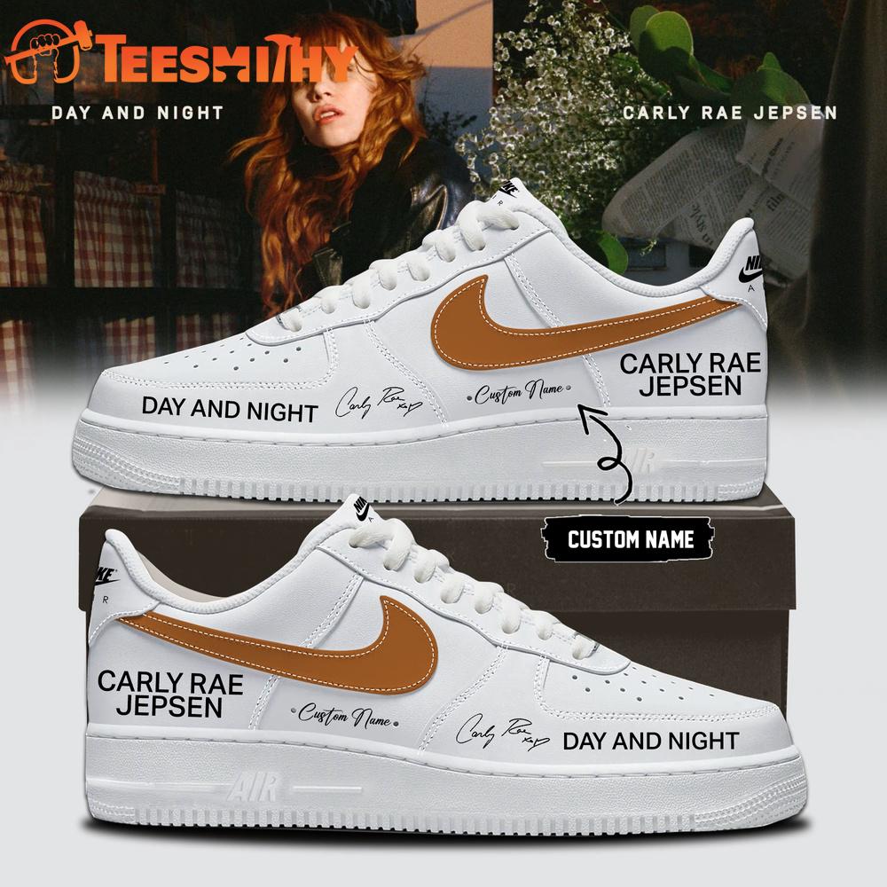 Carly Rae Jepsen Album Day and Night Signature 2026 White Air Force 1 Shoes
