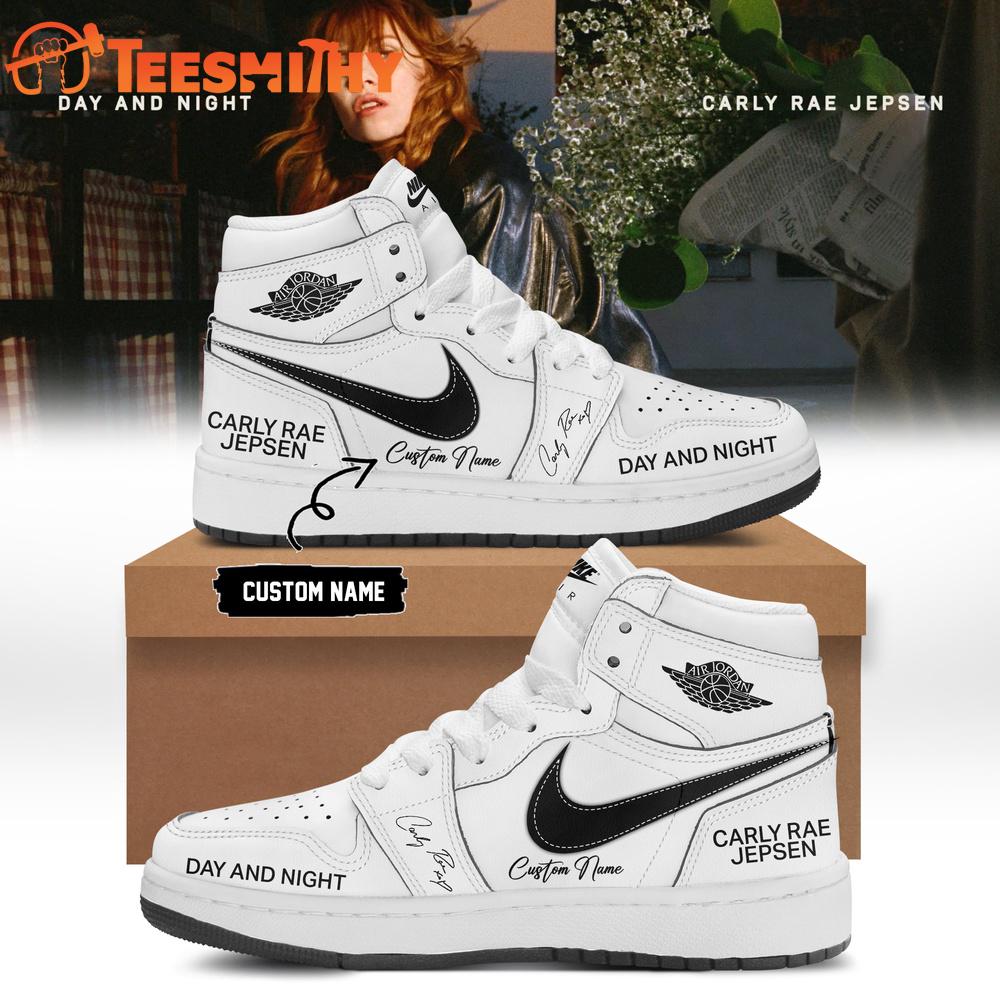 Carly Rae Jepsen Album Day and Night Signature 2026 White Air Jordan 1 Shoes