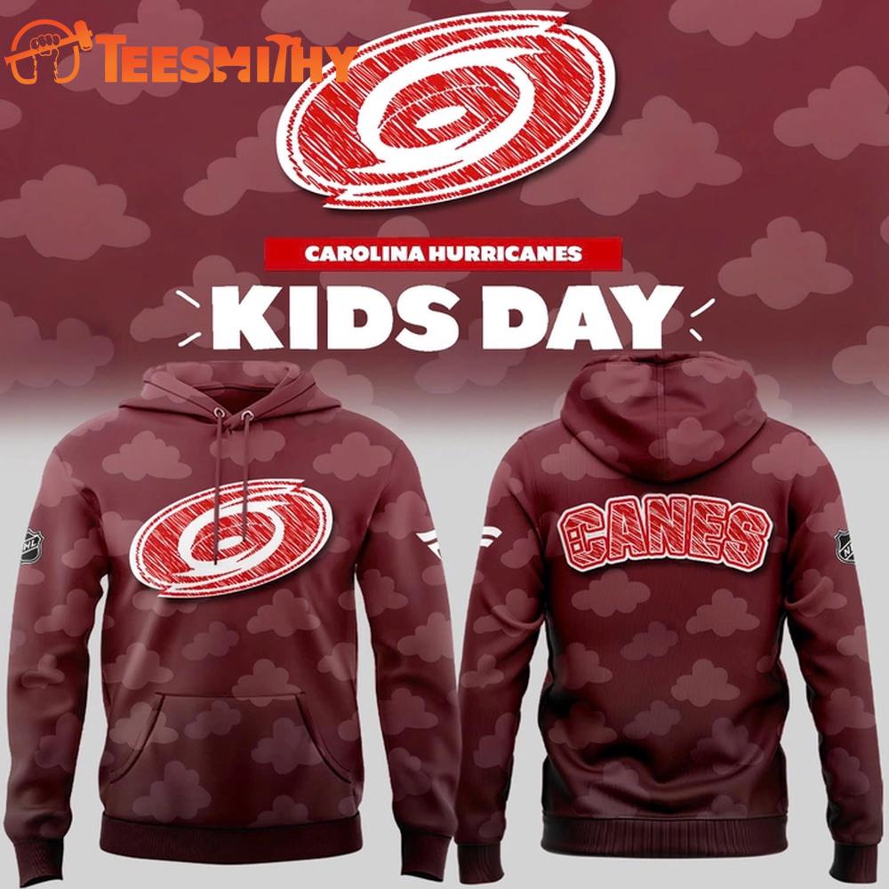 Carolina Hurricanes 2025 Kids Day 3D Printed Hoodie Shirt