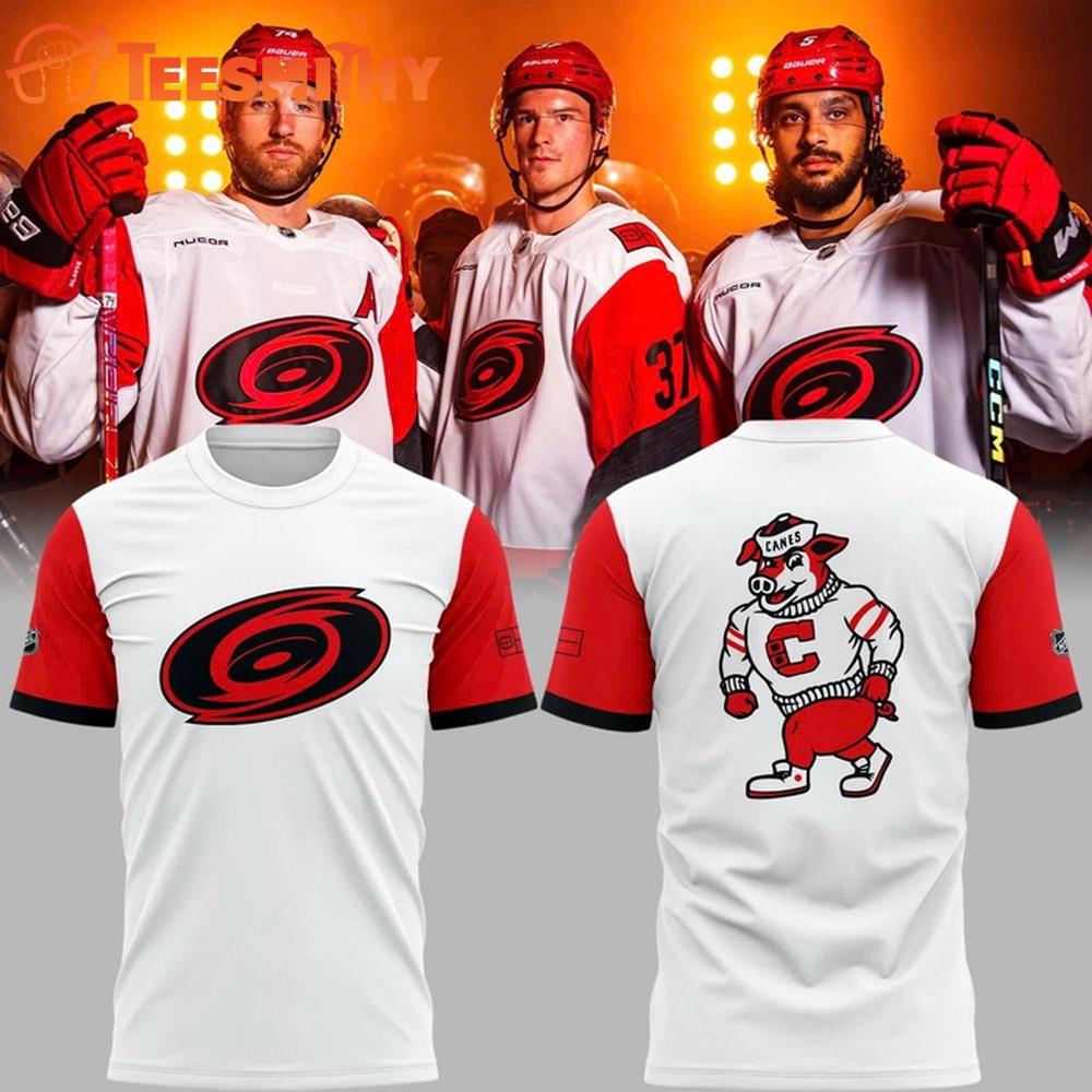 Carolina Hurricanes Strutting Stormy Road Uniform Limited Edition 3D Shirt