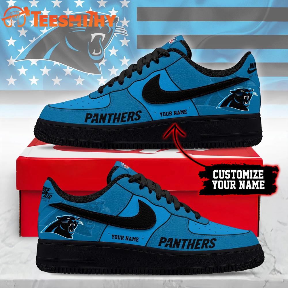 Carolina Panthers 2026 NFL Custom Air Force 1 Shoes Sneaker