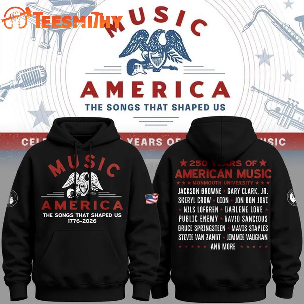 Celebrating 250 Years of American Music Limited Edition Black Hoodie
