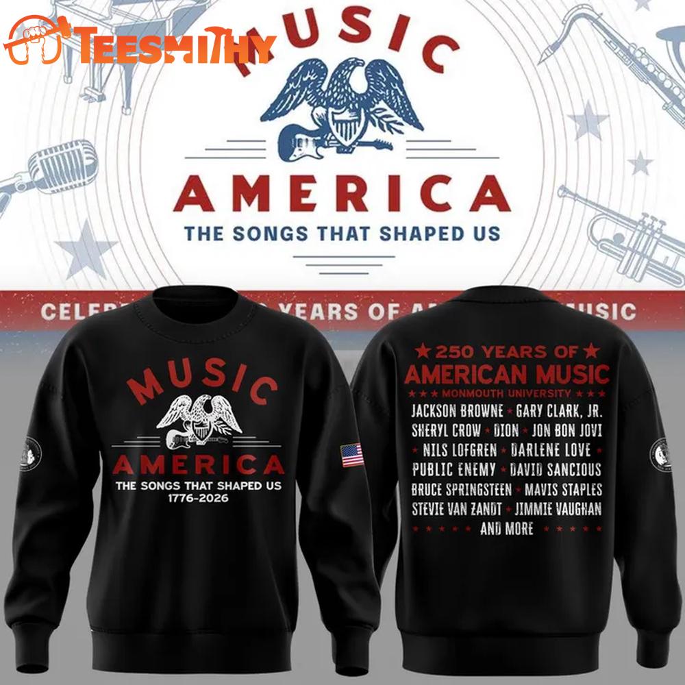 Celebrating 250 Years of American Music Limited Edition Black Sweatshirt