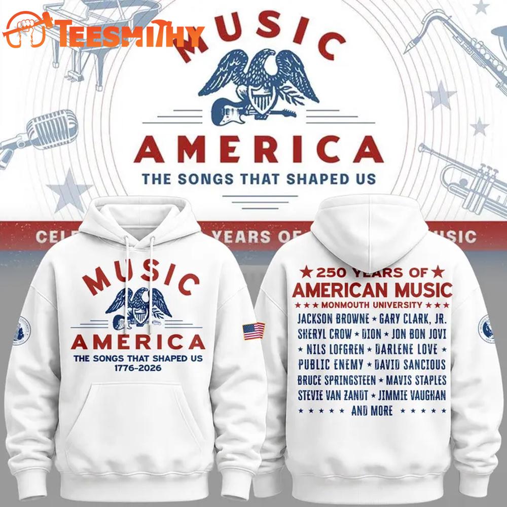 Celebrating 250 Years of American Music Limited Edition White Hoodie