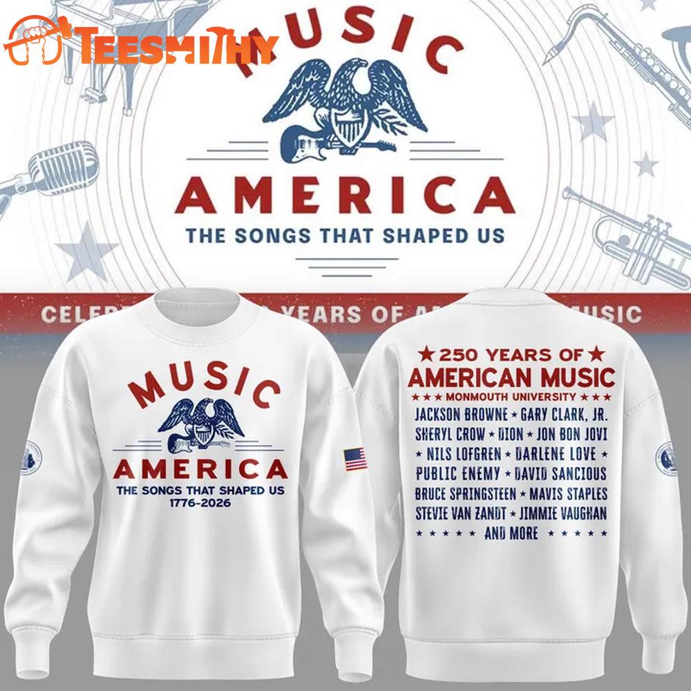 Celebrating 250 Years of American Music Limited Edition White Sweatshirt