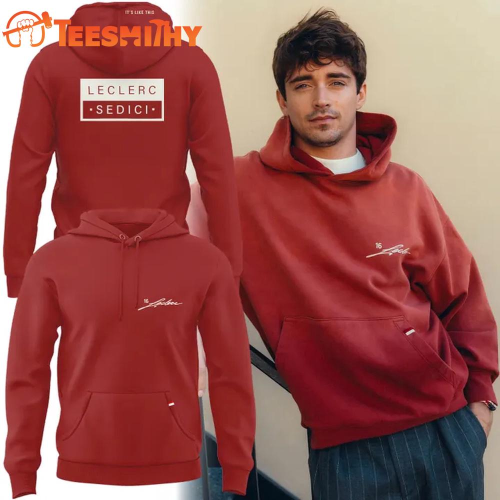 Charles Leclerc Sedici Limited Edition Red Hoodie