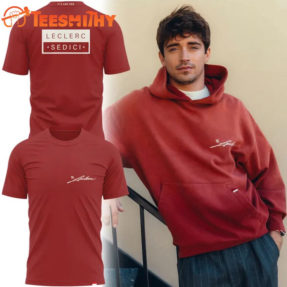 Charles Leclerc Sedici Limited Edition Red T Shirt