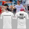 Charlie Kirk Freedom 2025 Graphic 3D Shirt