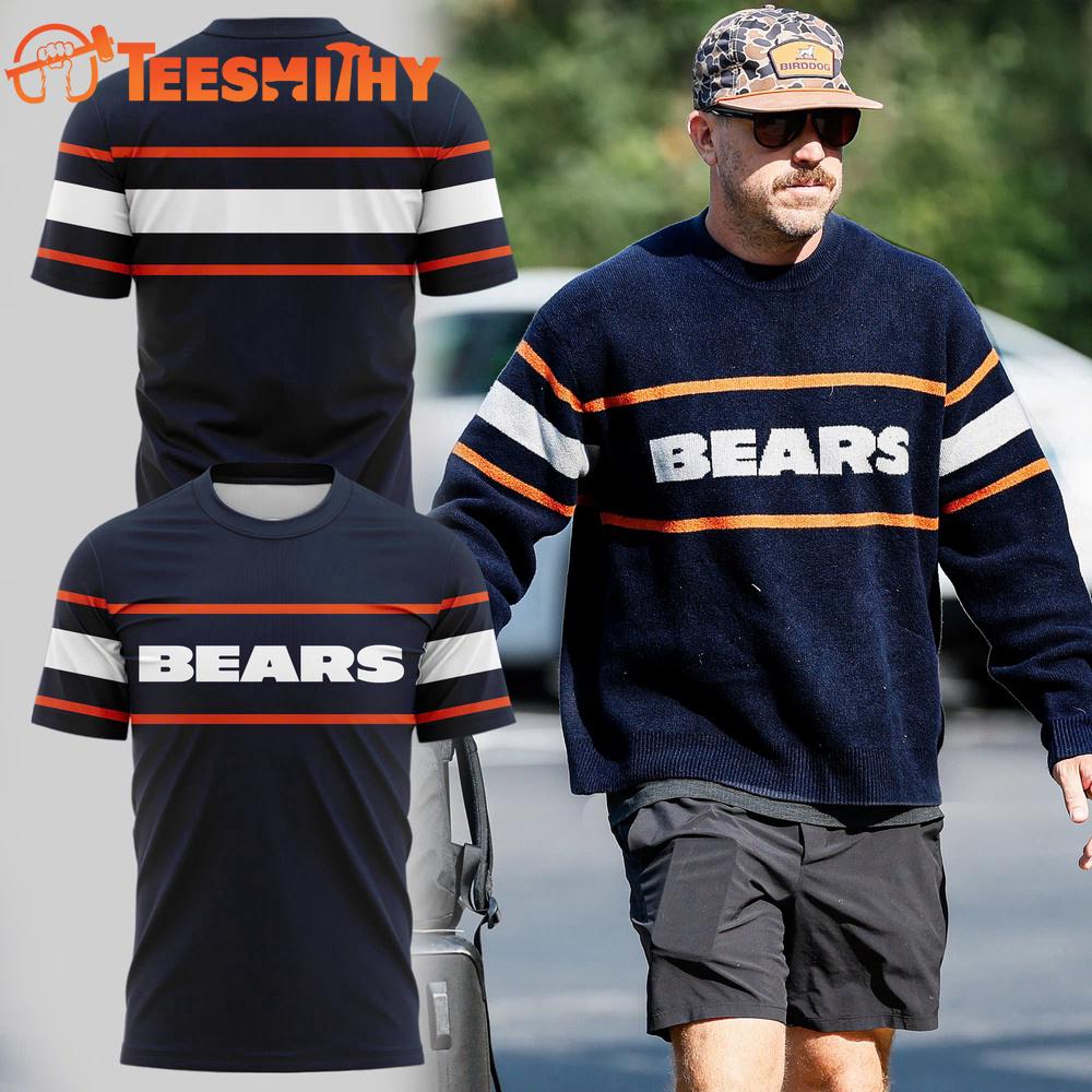 Chicago Bears 2025 NFL New Uniform 3D Shirt