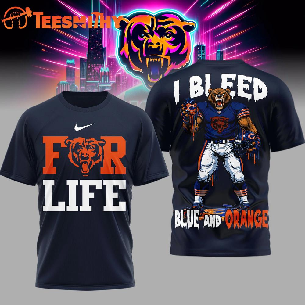 Chicago Bears 2026 NFL Built on Loyalty Limited Edition 3D Shirt