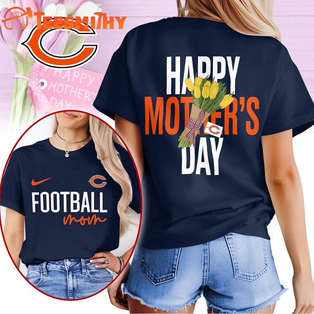 Chicago Bears 2026 NFL Happy Mother Day 3D T Shirt