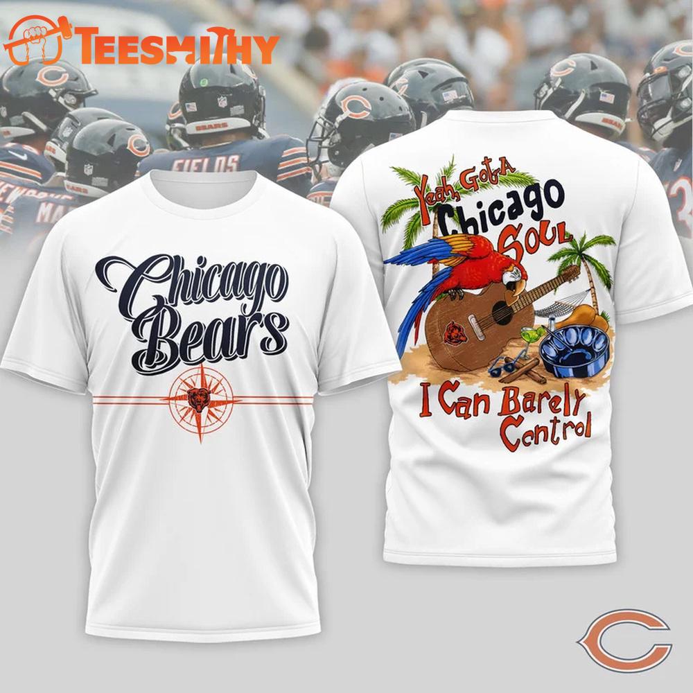 Chicago Bears 2026 NFL Jimmy Buffett Summer 3D Shirt
