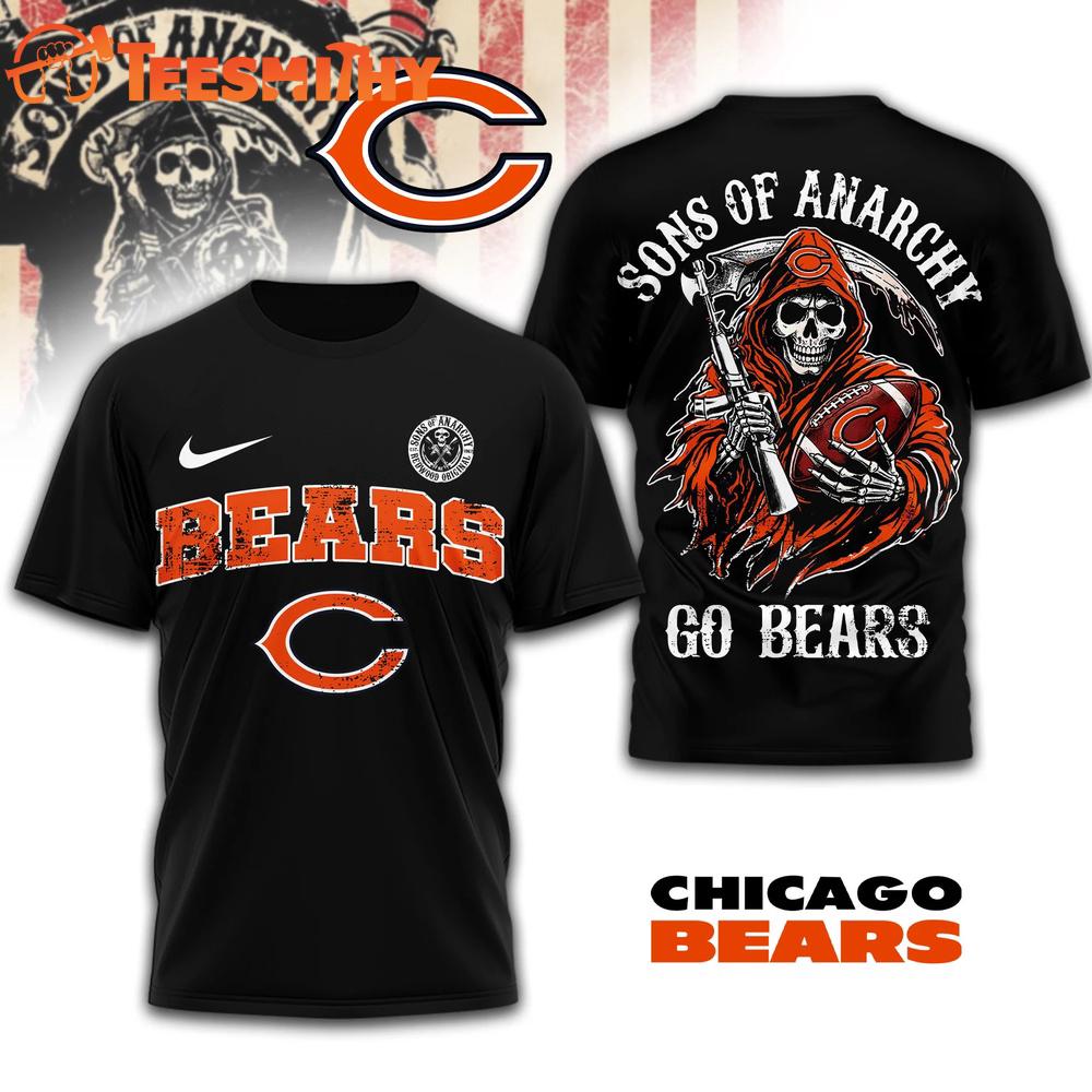 Chicago Bears 2026 NFL Sons of Anarchy 3D T Shirt