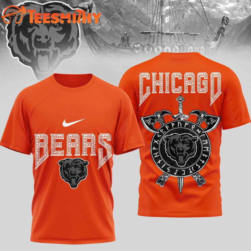 Chicago Bears 2026 NFL Viking Special New 3D Shirt