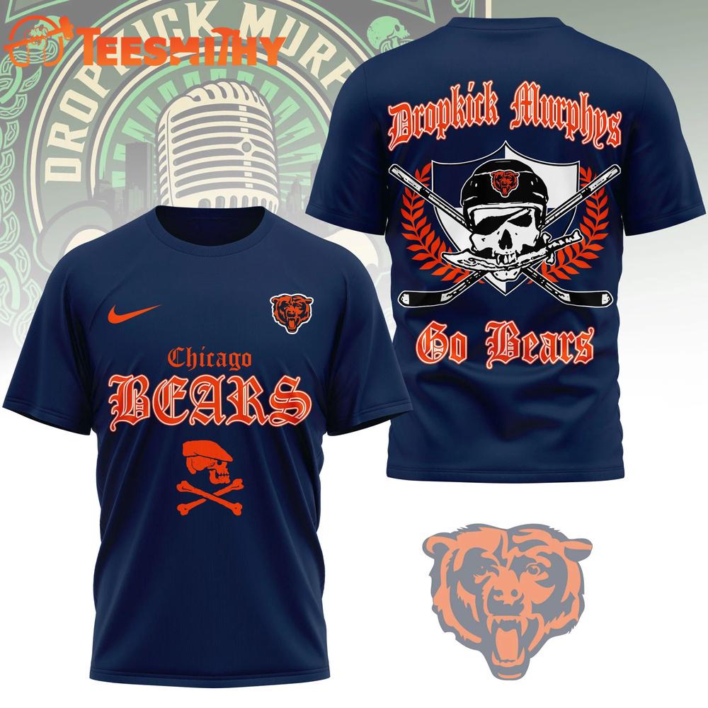 Chicago Bears NFL Dropkick Murphys Fan 3D T Shirt