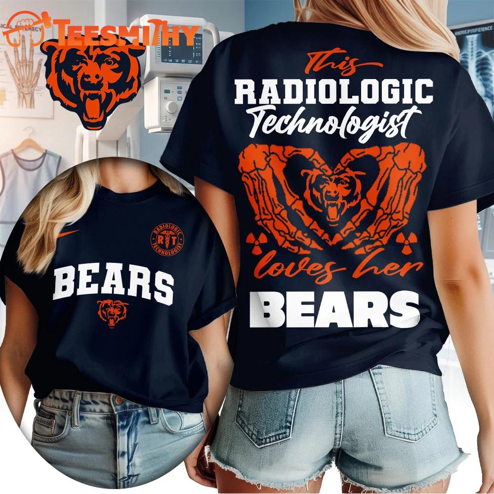 Chicago Bears NFL Radiology Technologist All Over Print T Shirt