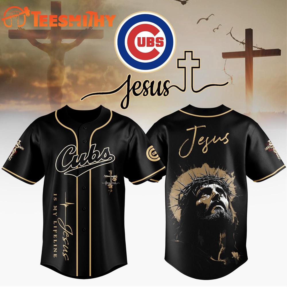 Chicago Cubs x Jesus Baseball Jersey