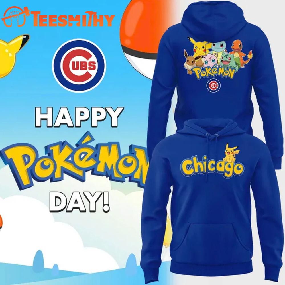 Chicago Cubs x Pokemon 2026 Hoodie