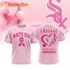 Chicago White Sox 2025 MLB Pink Breast Cancer Awareness Design 3D Shirt