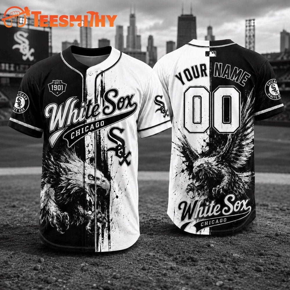 Chicago White Sox 2026 MLB Eagle America Personalized Baseball Jersey