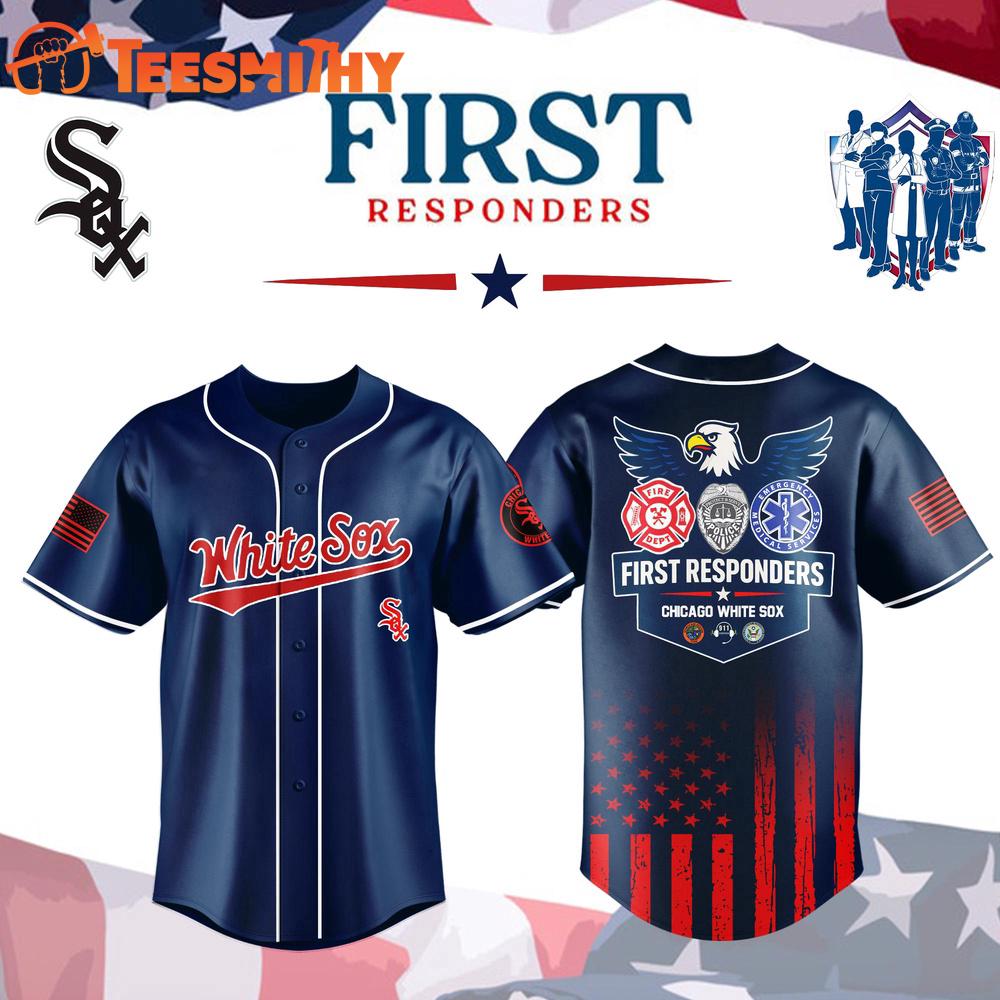 Chicago White Sox x First Responders Night Custom Baseball Jersey
