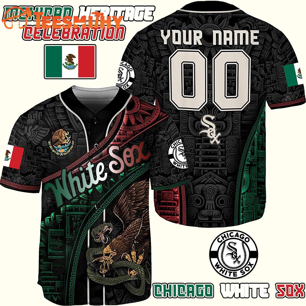 Chicago White Sox x Mexican Heritage Celebration Custom Baseball Jersey