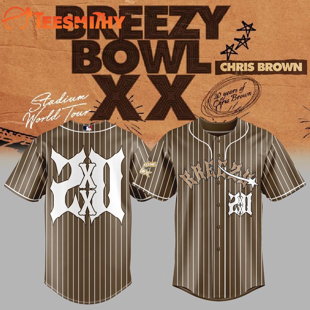 Chris Brown Breezy Bowl XX Jersey