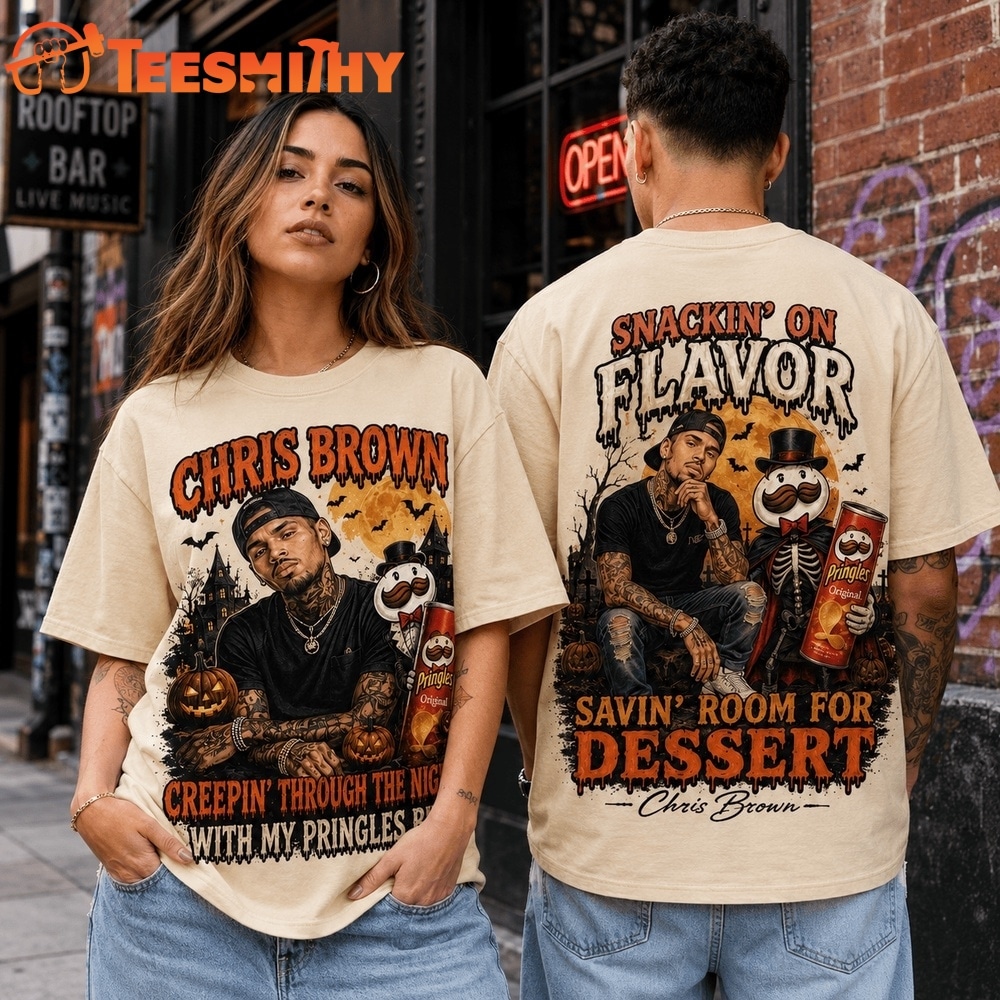 Chris Brown Pringles Trick Or Treat Groove Halloween 3D Shirt