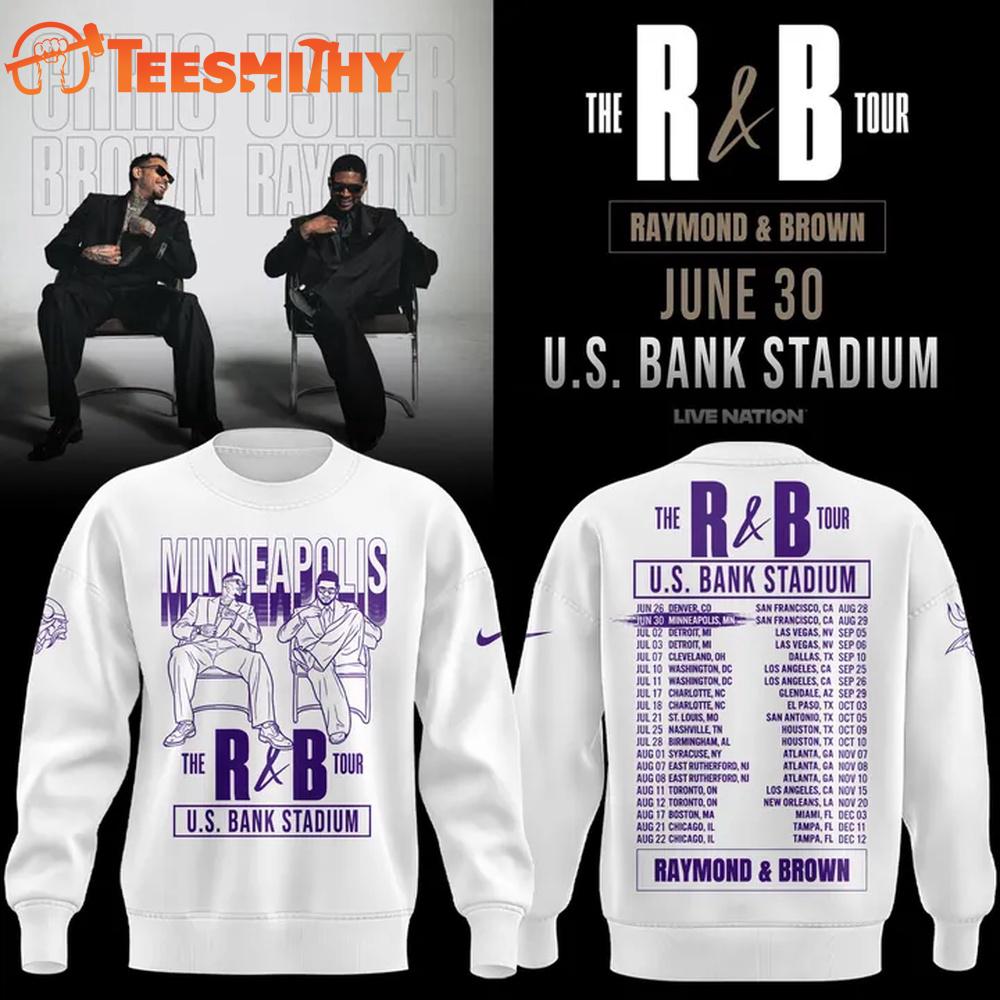 Chris Brown v? Usher The R&B Tour x Detroit Lions 2026 Exclusive Version Sweatshirt