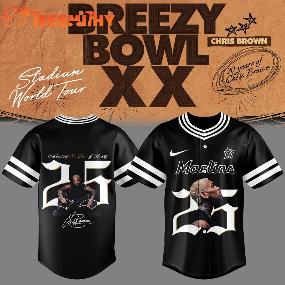 Chris Brown x Breezy Bowl XX Jersey