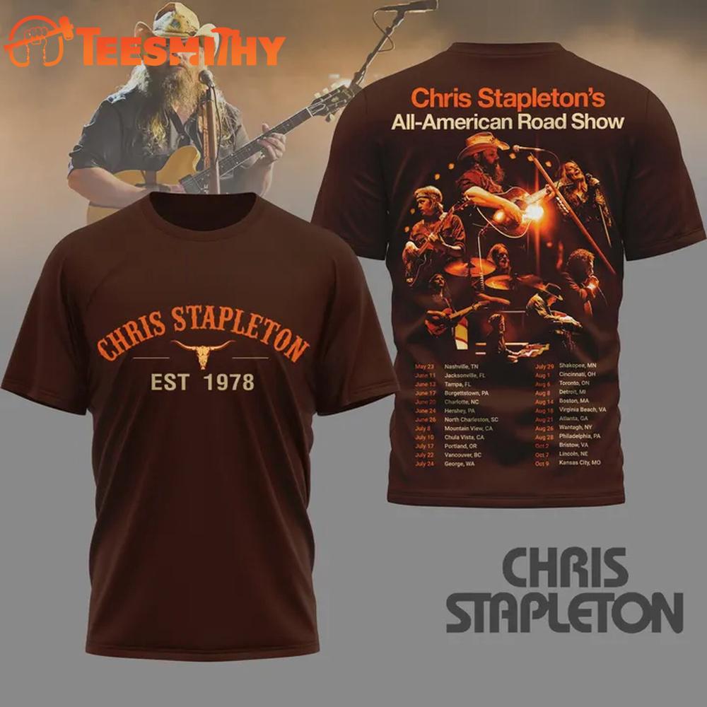 Chris Stapleton All-American Road Show 2026 T Shirt