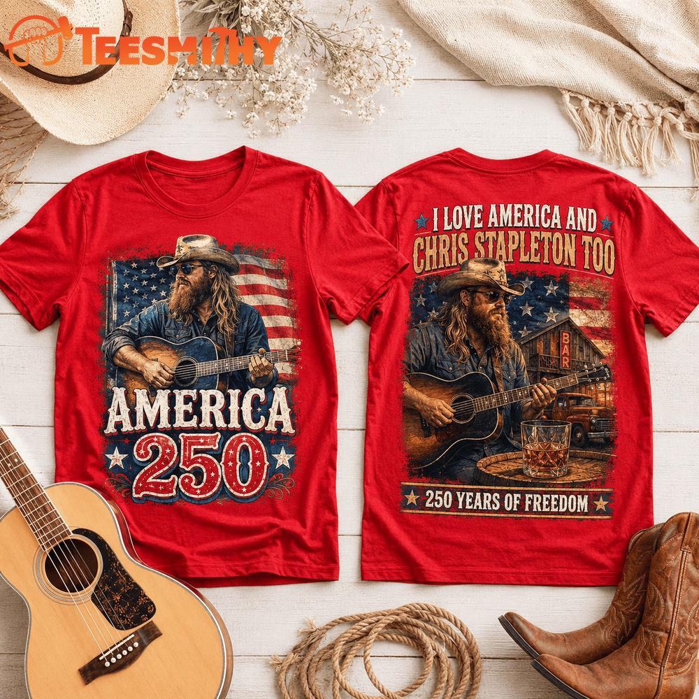 Chris Stapleton America 250 Years Of Freedom 3D Shirt