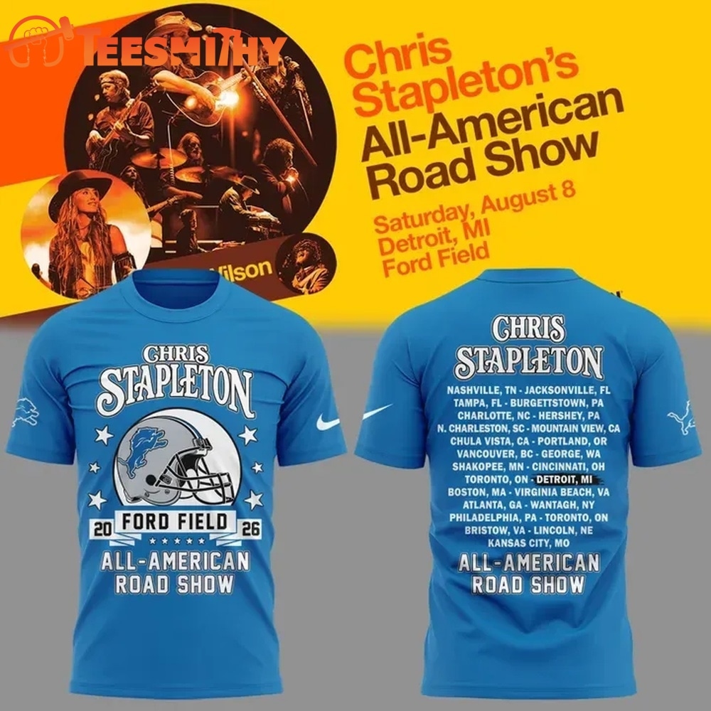 Chris Stapleton Show Detroit, MI 2026 T Shirt