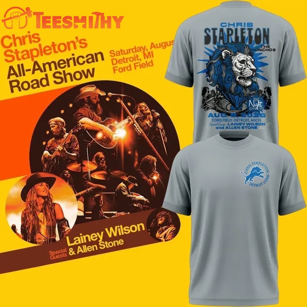 Chris Stapleton Show x Detroit Lions 2026 T Shirt