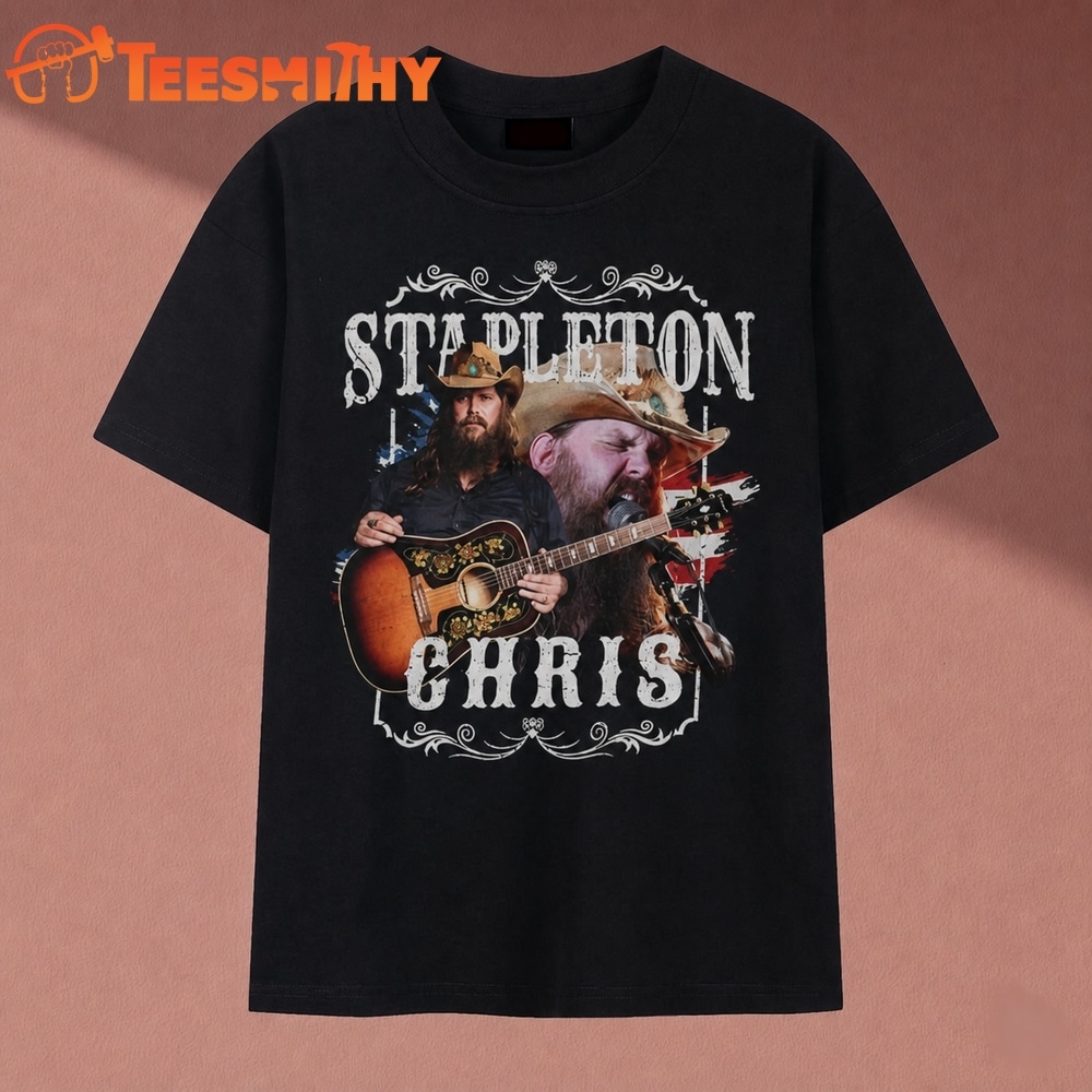 Chris Stapleton Vintage Country Rock Graphic T Shirt