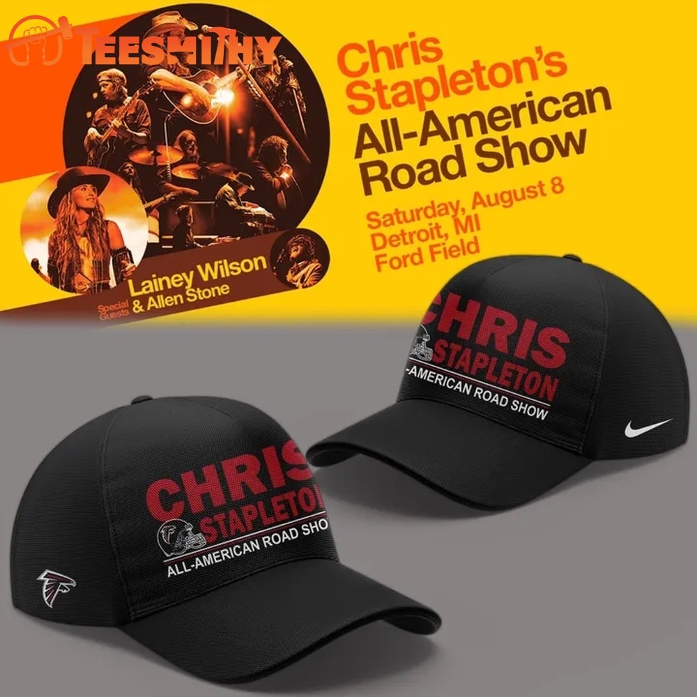 Chris Stapleton x Atlanta Falcons All American Road Show 2026 Black Cap