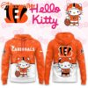 Cincinnati Bengals 2025 Football Christmas Hello Kitty Hoodie Shirt